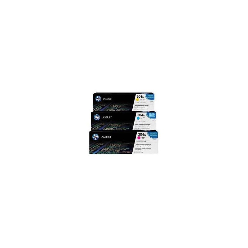 CF372AM Cyan Magenta Jaune pack Toner imprimante HP Color Laserjet CP2025 CM2320