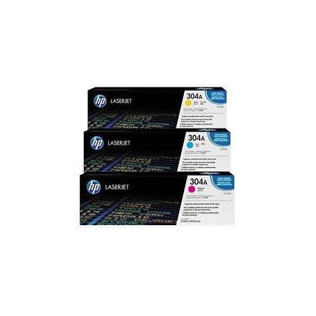 CF372AM Cyan Magenta Jaune pack Toner imprimante HP Color Laserjet CP2025 CM2320 CF372AM Cyan Magenta Jaune pack Toner imprimante HP Color Laserjet CP2025 CM2320