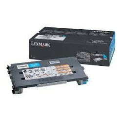 C500H2CG Toner Cyan pour imprimante Lexmark X500n, X502n, C500