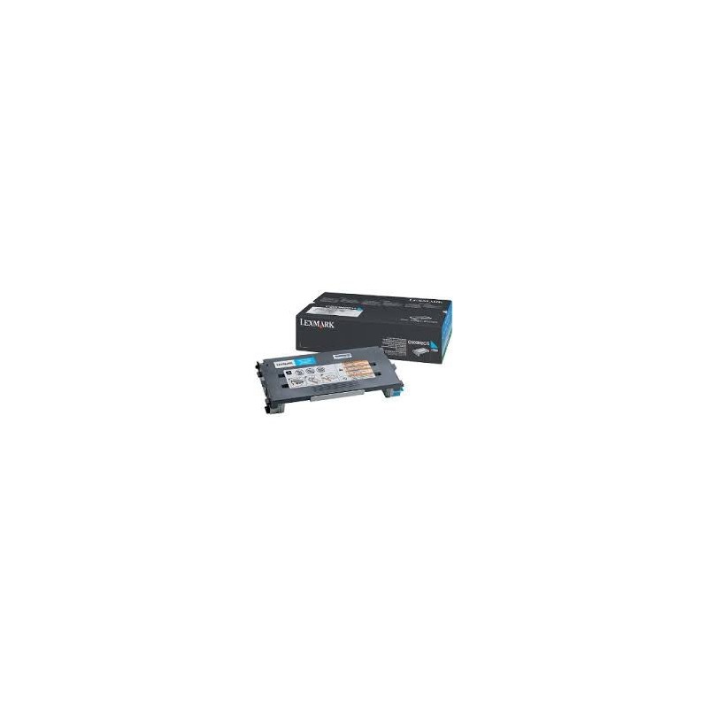 C500H2CG Toner Cyan pour imprimante Lexmark X500n, X502n, C500