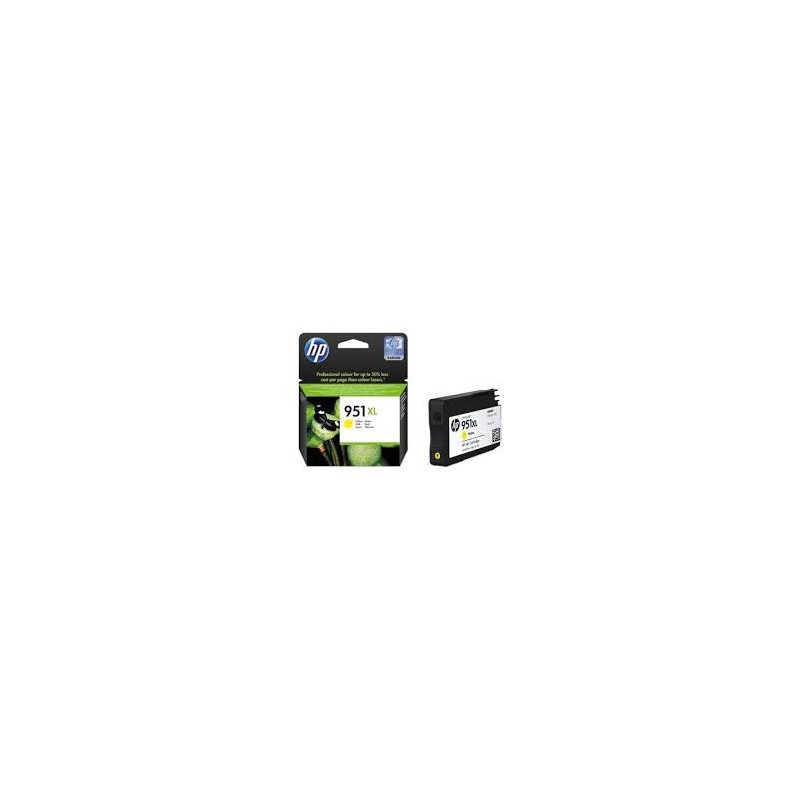 CN048A Cartouche d'Encre Jaune n°951 XL imprimante HP Officejet Pro 8100 et 8600