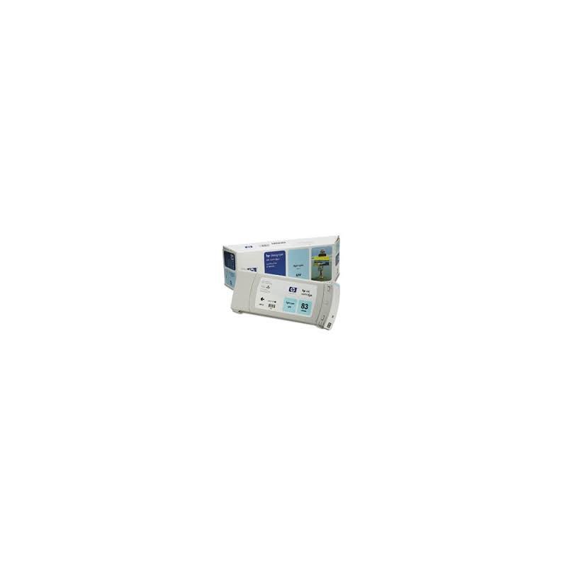 HP Ink C4944A No.83 Light-Cyan 680ml pour traceur Designjet 5500