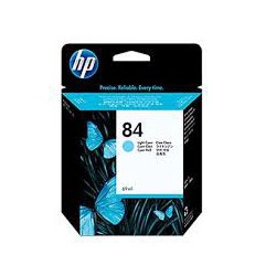 HP Ink C5017A No.84 Light-Cyan 69ml pour traceur Designjet 10, 20, 50 PS NS