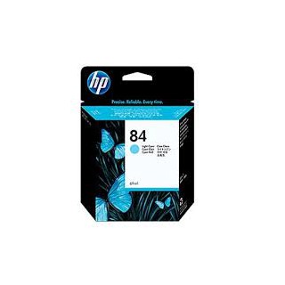 HP Ink C5017A No.84 Light-Cyan 69ml pour traceur Designjet 10, 20, 50 PS NS