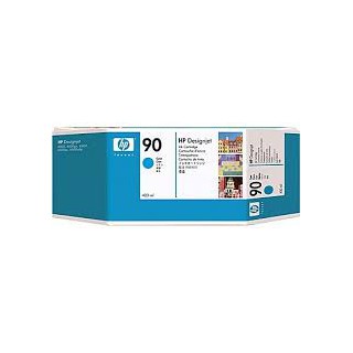 HP Ink C5061A No.90 Cyan 400ml pour traceur Designjet 4000