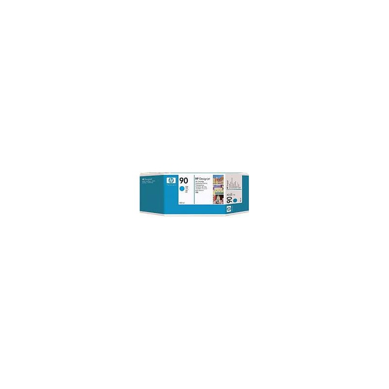 HP Ink C5061A No.90 Cyan 400ml pour traceur Designjet 4000