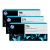 HP Ink B6Y37A No.771C Photo Noir 3 x 775ml pour traceur Designjet Z6200ps