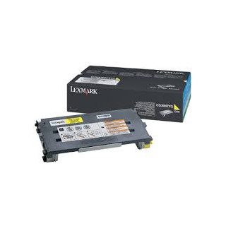 C500H2YG Toner Jaune pour imprimante Lexmark X500n, X502n, C500