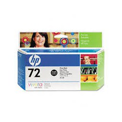 HP Ink C9370A No.72 Photo Noir pour traceur Designjet T610, T620, T770, T1100, T1200, T2300, T790, T1300