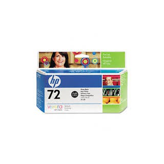 HP Ink C9370A No.72 Photo Noir pour traceur Designjet T610, T620, T770, T1100, T1200, T2300, T790, T1300