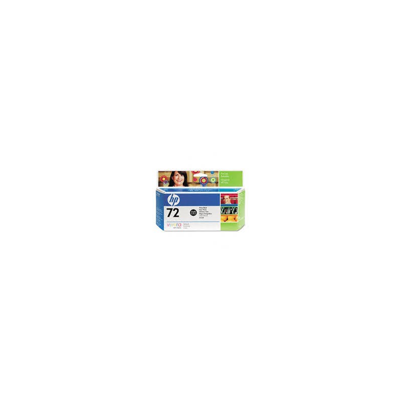 HP Ink C9370A No.72 Photo Noir pour traceur Designjet T610 T620 T770 T1100 T1200 T2300 T790 T1300
