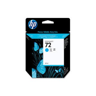 HP Ink C9371A No.72 Cyan pour traceur Designjet T610, T620, T770, T1100, T1200, T2300, T790, T1300