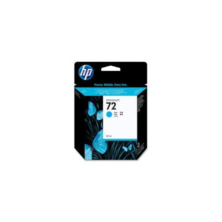 HP Ink C9371A No.72 Cyan pour traceur Designjet T610 T620 T770 T1100 T1200 T2300 T790 T1300
