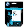 HP Ink C9371A No.72 Cyan pour traceur Designjet T610 T620 T770 T1100 T1200 T2300 T790 T1300