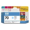 HP Ink C9390A No.70 Light Cyan 130ml pour traceur Designjet Z 2100, 3100, 3200, 5200