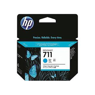 HP Ink CZ130A No.711 Cyan 29ml pour traceur Designjet T120, T520
