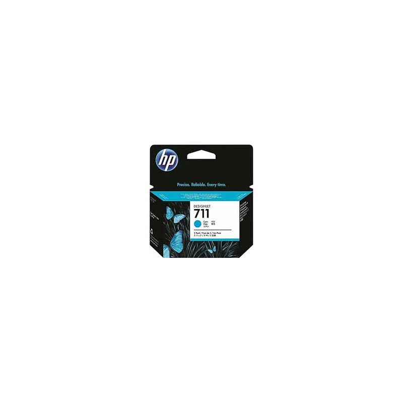 HP Ink CZ130A No.711 Cyan 29ml pour traceur Designjet T120, T520