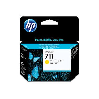 HP Ink CZ132A No.711 Jaune 29ml pour traceur Designjet T120, T520