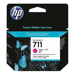 HP Ink CZ135A No.711 Magenta tri-pack 3 x 29ml pour traceur Designjet T120, T520