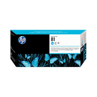 HP Tête d'impression C4951A Cyan No.81 pour traceur HP Designjet 5000