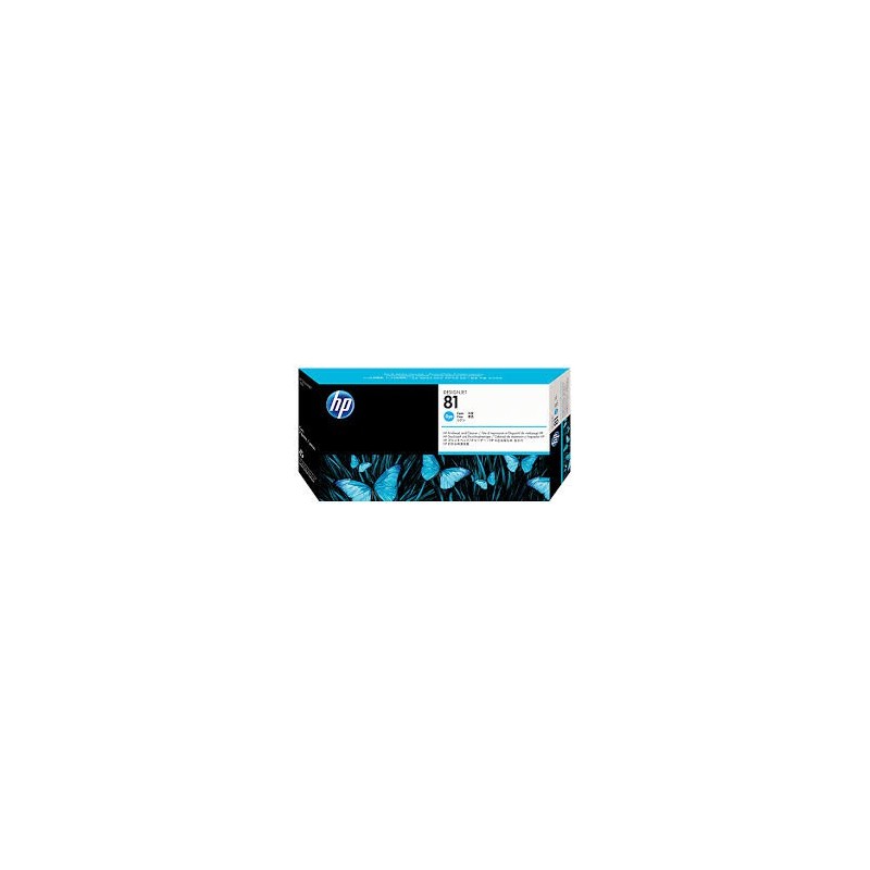HP Tête d'impression C4951A Cyan No.81 pour traceur Designjet 5000