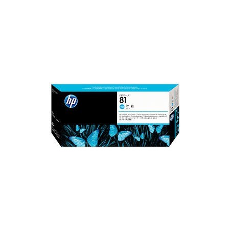 HP Tête d'impression C4951A Cyan No.81 pour traceur Designjet 5000