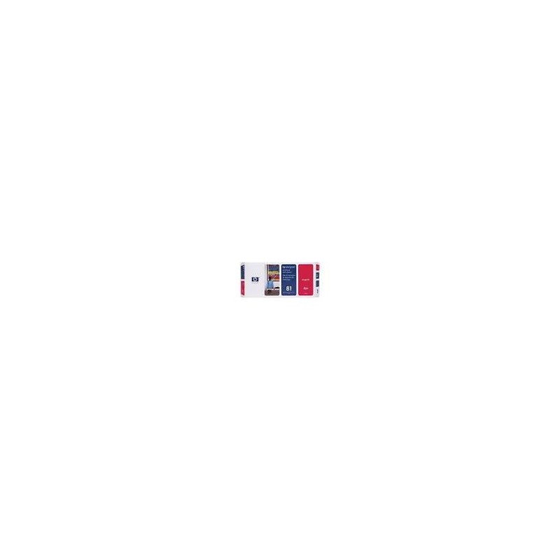 HP Tête d'impression + nettoyeur C4952A Magenta No.81 pour traceur Designjet 5000