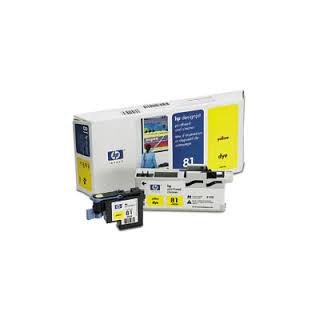 HP Tête d'impression C4953A Jaune No.81 pour traceur Designjet 5000