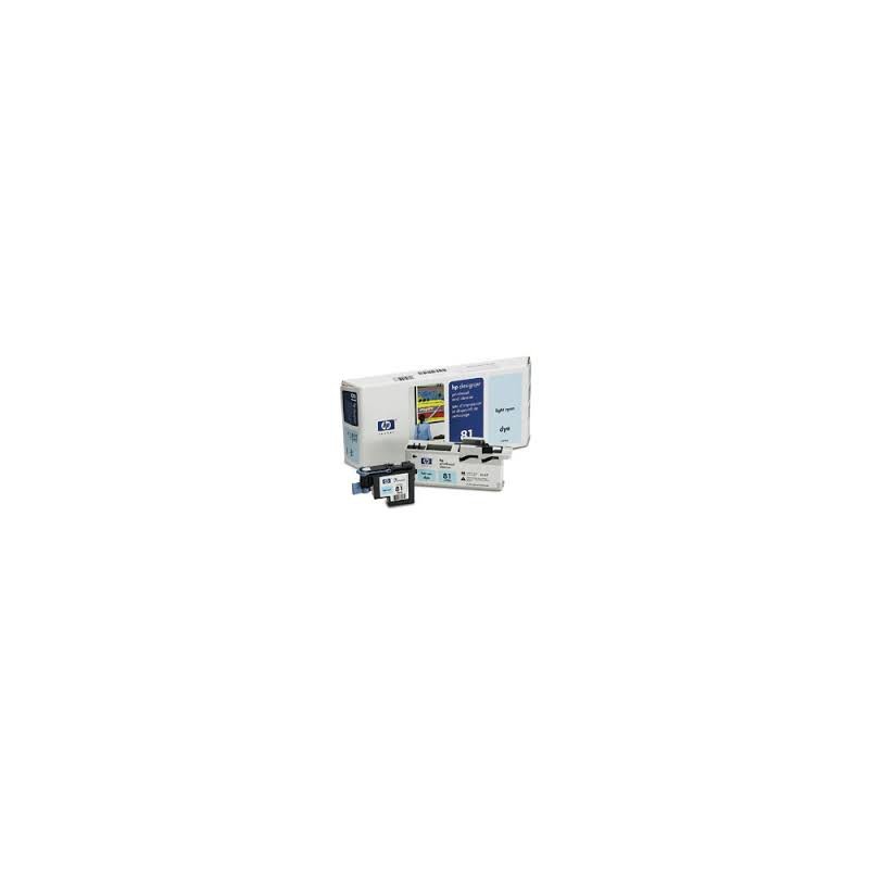 HP Tête d'impression C4954A Light Cyan No.81 pour traceur Designjet 5000