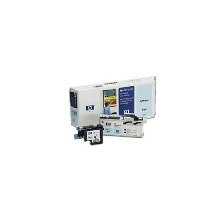 HP Tête d'impression C4954A Light Cyan No.81 pour traceur Designjet 5000