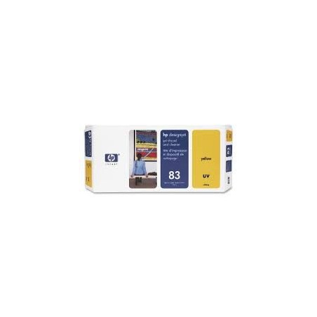 HP Tête d'impression C4963A Jaune No.83 + nettoyeur 680ml pour traceur Designjet 5000