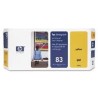 HP Tête d'impression C4963A Jaune No.83 + nettoyeur 680ml pour traceur Designjet 5000