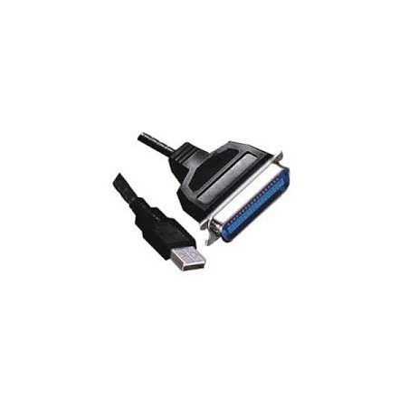 Cordon imprimante Port Parallèle (36 pts mâle) USB Cordon imprimante Port Parallèle (36 pts mâle) USB