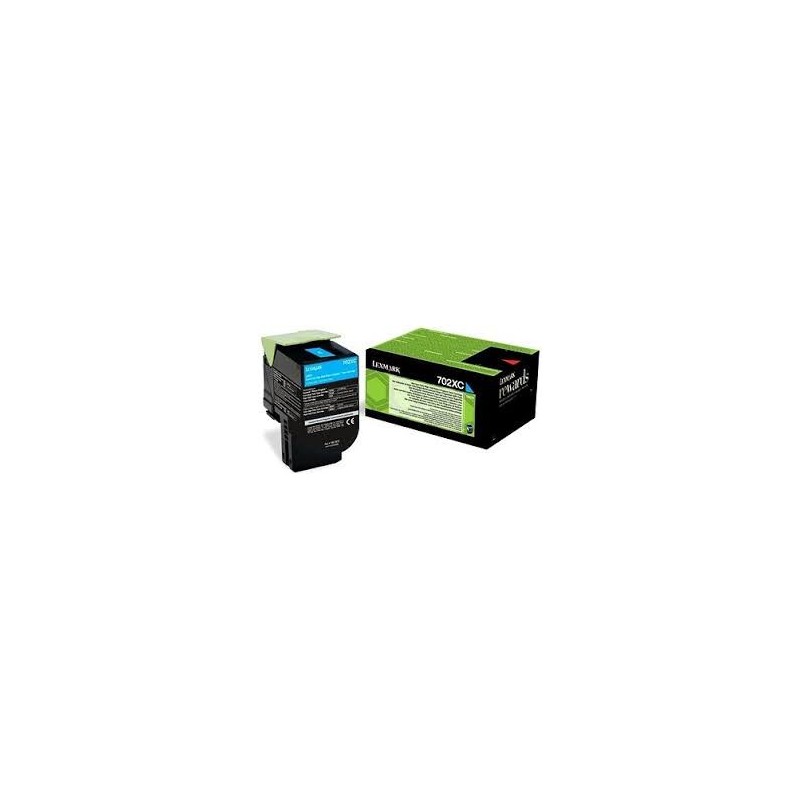 70C2XC0 Toner Cyan pour imprimante Lexmark CS510de, CS510dte  