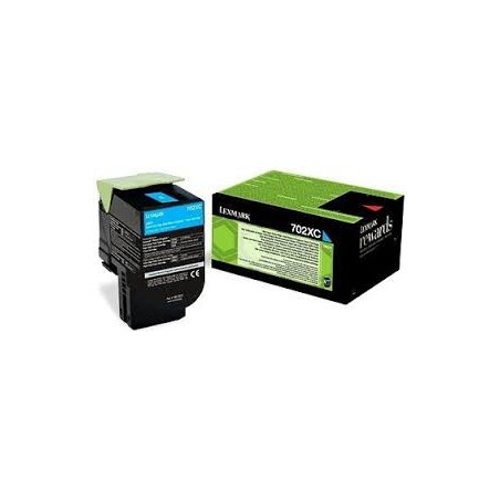 70C2XC0 Toner Cyan pour imprimante Lexmark CS510de, CS510dte 70C2XC0 Toner Cyan pour imprimante Lexmark CS510de, CS510dte