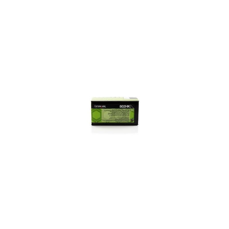 80C2HK0 Toner Noir pour imprimante Lexmark CX 410, CX 510