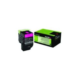 80C2HM0 Toner Magenta pour imprimante Lexmark CX 410, CX 510