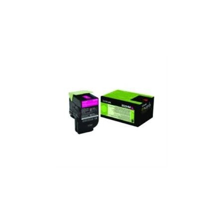 80C2HM0 Toner Magenta pour imprimante Lexmark CX 410, CX 510 80C2HM0 Toner Magenta pour imprimante Lexmark CX 410, CX 510