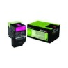 80C2HM0 Toner Magenta pour imprimante Lexmark CX 410, CX 510