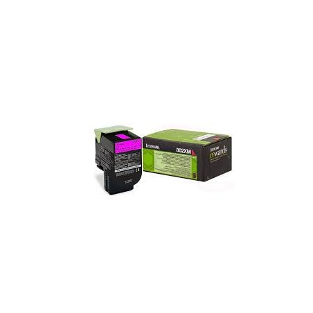 80C2XM0 Toner Magenta pour imprimante Lexmark CX510, CX510de, CX510dhe, CX510dthe 80C2XM0 Toner Magenta pour imprimante Lexmark CX510, CX510de, CX510dhe, CX510dthe