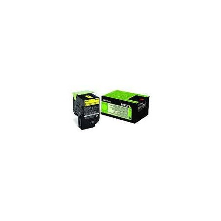 80C2XY0 Toner Jaune pour imprimante Lexmark CX510, CX510de, CX510dhe, CX510dthe 80C2XY0 Toner Jaune pour imprimante Lexmark CX510, CX510de, CX510dhe, CX510dthe