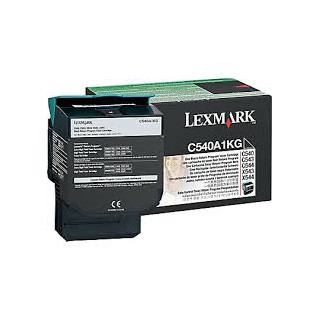 C540A1KG Toner Noir pour imprimante Lexmark C540, C543, C544, C546, X543, X544