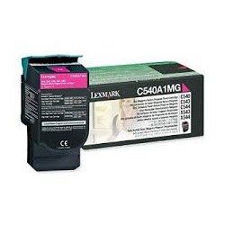 C540A1MG Toner Magenta pour imprimante Lexmark C540, C543, C544, C546, X543, X544