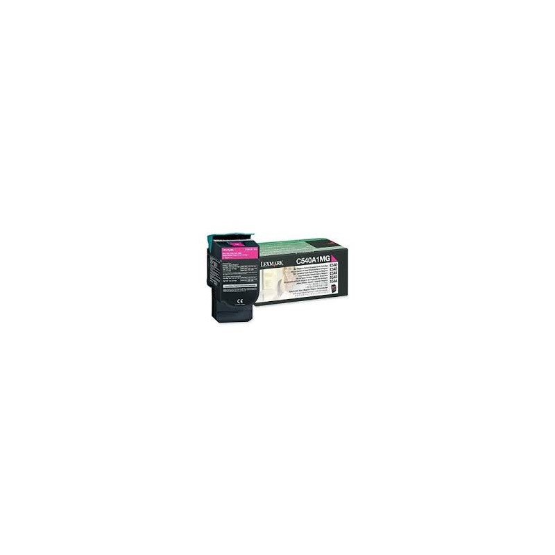 C540A1MG Toner Magenta imprimante Lexmark C540 C543 C544 C546 X543 X544
