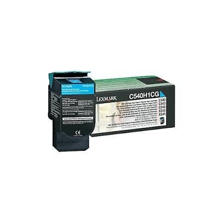 C540H1CG Toner Cyan pour imprimante Lexmark C543, C544, C546 C540H1CG Toner Cyan pour imprimante Lexmark C543, C544, C546