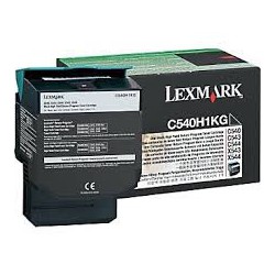 C540H1KG Toner Noir pour imprimante Lexmark C543, X543, C544, X544, C546, X546, X548