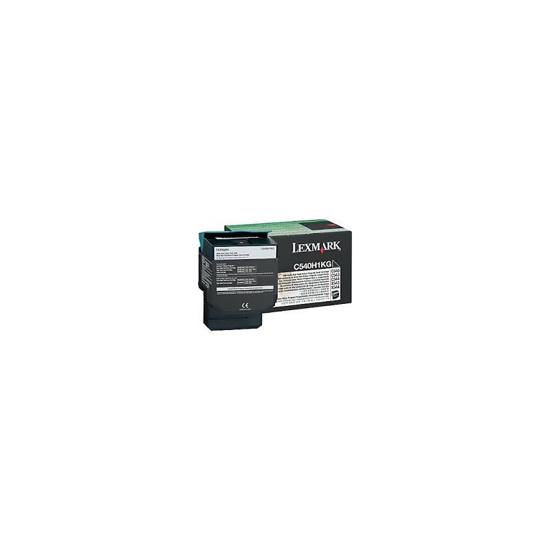C540H1KG Toner Noir pour imprimante Lexmark C543, C544, C546