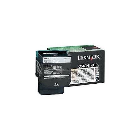 C540H1KG Toner Noir pour imprimante Lexmark C543, C544, C546 C540H1KG Toner Noir pour imprimante Lexmark C543, C544, C546