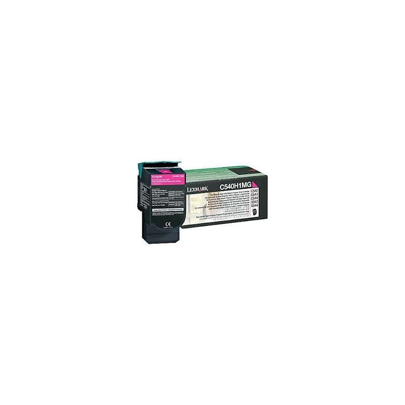 C540H1MG Toner Magenta pour imprimante Lexmark C543, C544, C546