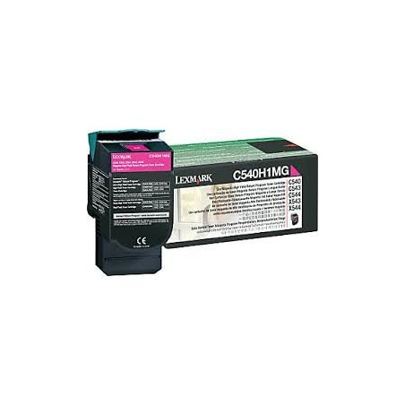 C540H1MG Toner Magenta pour imprimante Lexmark C543, C544, C546 C540H1MG Toner Magenta pour imprimante Lexmark C543, C544, C546